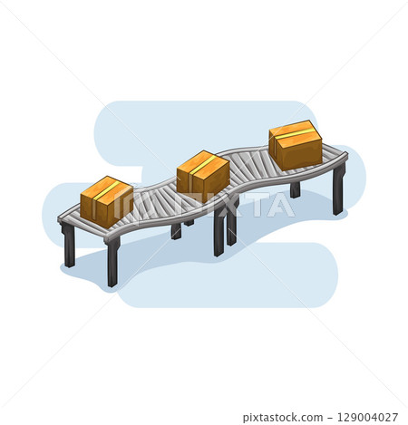 Illustration of Conveyor  129004027