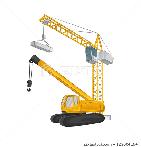 Illustration of Crane Illustration of Crane 129004164