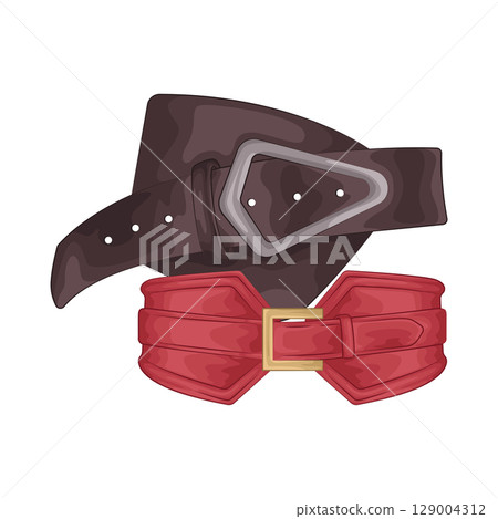 Illustration of Women Belt Illustration of Women Belt 129004312