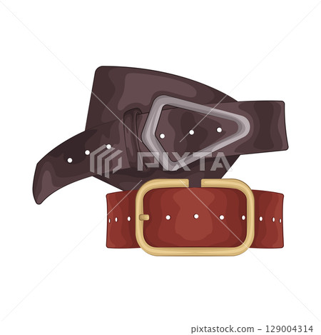 Illustration of Women Belt Illustration of Women Belt 129004314