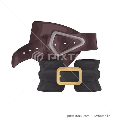 Illustration of Women Belt Illustration of Women Belt 129004316