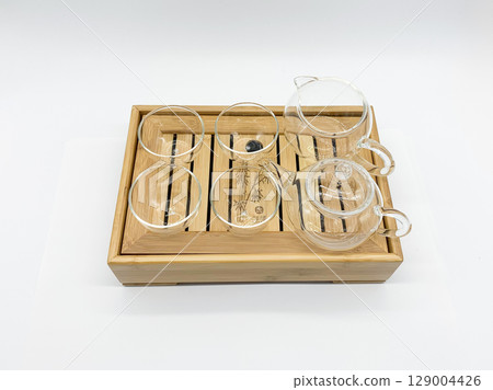 Chinese Tea Glassware Set Chinese Tea Glassware Set 129004426