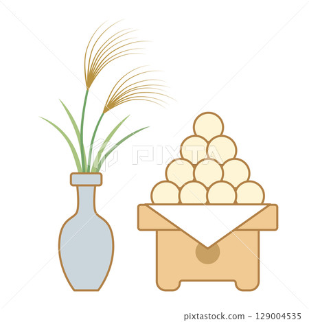 蒲葦和賞月餃子的插圖 129004535