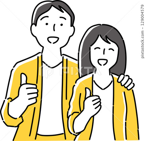 Men and women who take a good pose 129004579