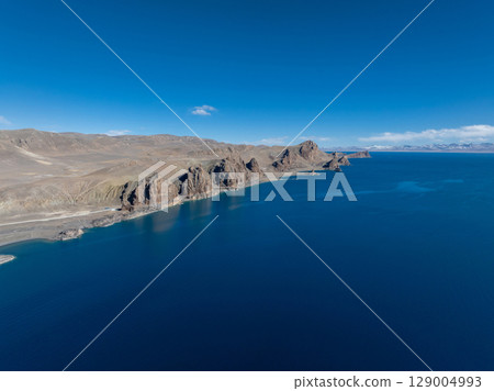 Beautiful lake landscape in Tibet,China Beautiful lake landscape in Tibet,China 129004993