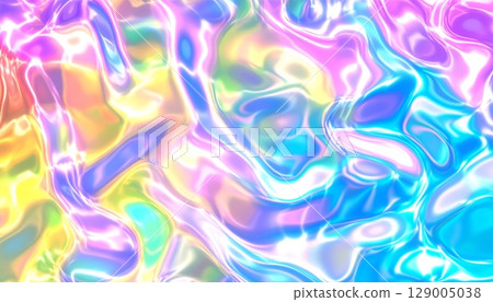 Abstract colorful background with bubbles pattern, pink, purple, and blue light illustration 129005038