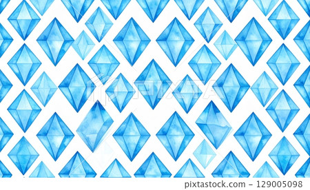 Abstract blue geometric background with a seamless triangle pattern, perfect for modern wallpaper or business card designs Abstract blue geometric background with a seamless triangle pattern, perfect for modern wallpaper or business card designs 129005098