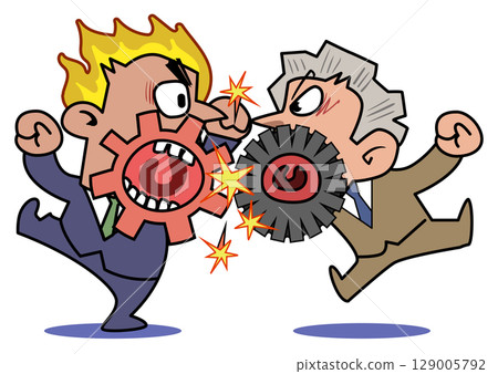 The conversation doesn't go well The conversation doesn't go well 129005792