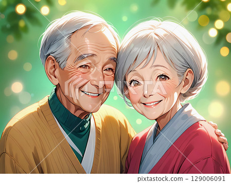 一對80歲的夫婦 129006091