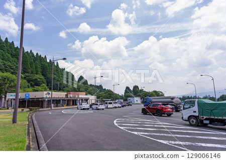 高速公路休息處（九州自動車道蝦野停車場）的景色 129006146