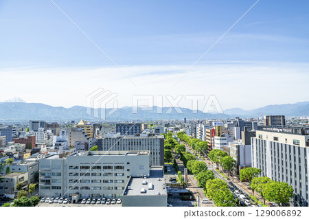 Kofu City, Yamanashi Prefecture: View of the city center from the city observation deck Kofu City, Yamanashi Prefecture: View of the city center from the city observation deck 129006892