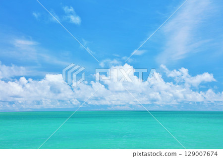 沖繩Miyakojima藍天和海 129007674