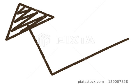 簡單的箭頭圖 129007838