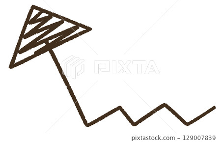 簡單的箭頭圖 129007839