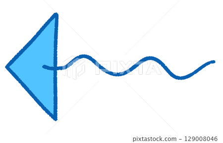 Simple blue arrow illustration Simple blue arrow illustration 129008046