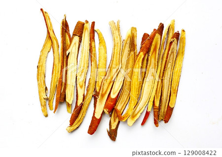 Liquorice root herbs, herbal slices 129008422