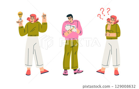 Diverse Characters That Effectively Express Ideas and Emotions In Creative Ways and Forms 129008632