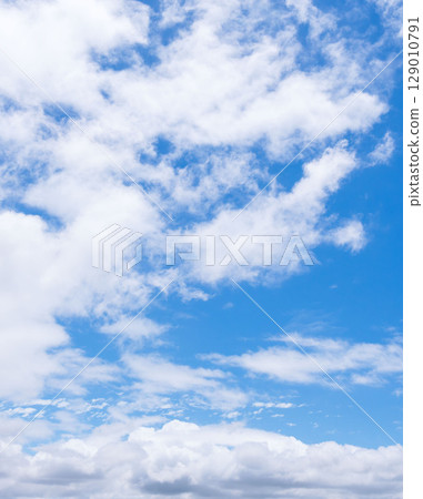 Clear blue sky and white clouds after the rain 87 Clear blue sky and white clouds after the rain 87 129010791