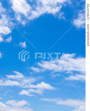 Clear blue sky and white clouds after the rain 88 Clear blue sky and white clouds after the rain 88 129010792