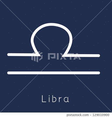 天秤座標誌星座圖標 129010900