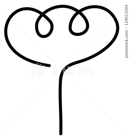 Simple cotton icon 129011004