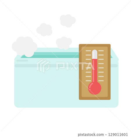 Bathtub bathtub thermometer illustration 129011601