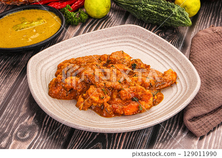 Indian cuisine - Prawns malabar masala 129011990
