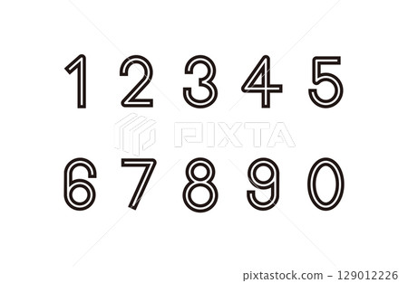 Simple numbers set Simple numbers set 129012226