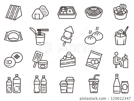 便利商店圖標 01 便利商店圖標 129012347