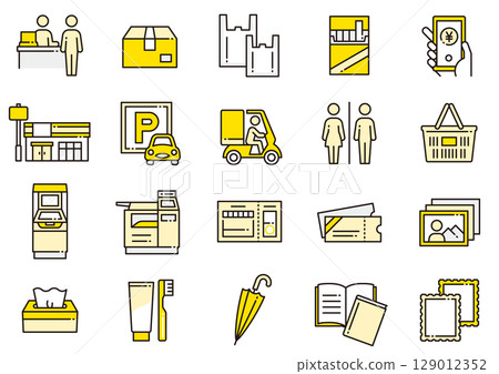 Convenience Store Icons 06 129012352