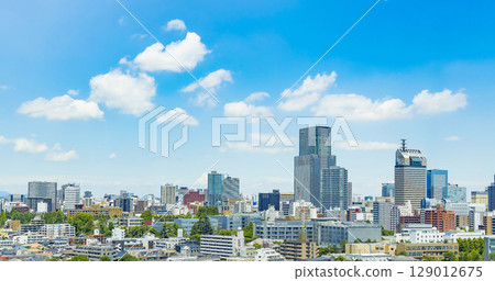 初夏的仙台市全景 129012675