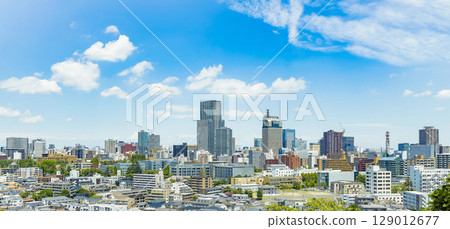 初夏的仙台市全景 129012677