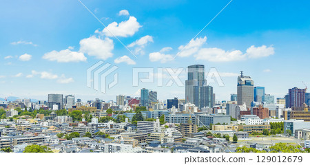 初夏的仙台市全景 初夏的仙台市全景 129012679