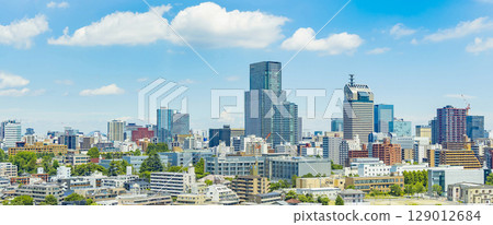 初夏的仙台市全景 初夏的仙台市全景 129012684