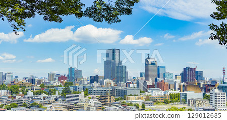 初夏的仙台市全景 129012685