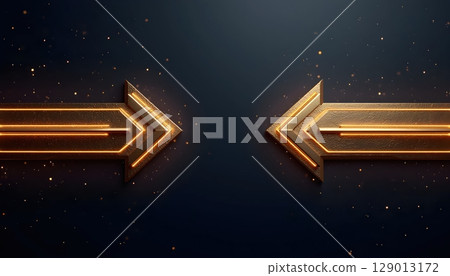 Elegant Navy Texture With Glowing Golden Lines Elegant Navy Texture With Glowing Golden Lines 129013172