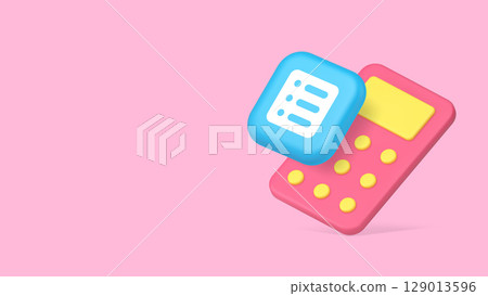 Financial budget balance planning calculation accounting analyzing copy space banner 129013596