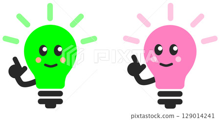 A character that recommends renovating your home by replacing it with an energy-saving and environmentally friendly LED light bulb. A character that recommends renovating your home by replacing it with an energy-saving and environmentally friendly LED light bulb. 129014241