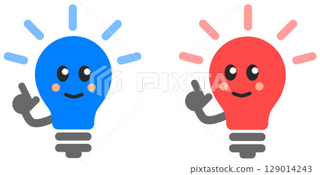 A character that recommends renovating your home by replacing it with an energy-saving and environmentally friendly LED light bulb. A character that recommends renovating your home by replacing it with an energy-saving and environmentally friendly LED light bulb. 129014243