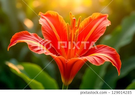 colorful flowers in the garden 129014285