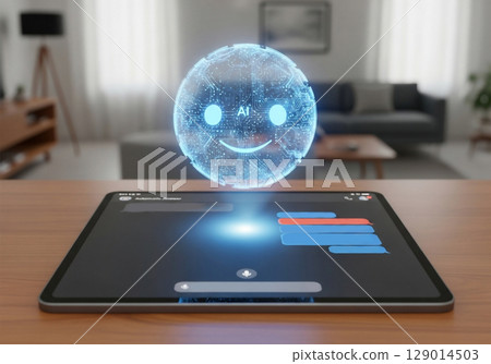 smartphone with earth globe close 129014503
