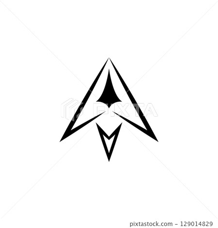 Spear vector illustration icon symbol 129014829