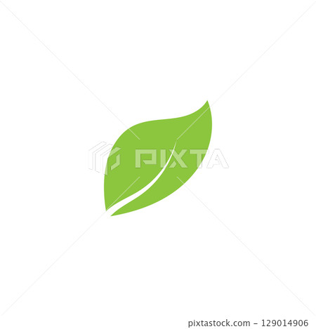 Natural leaf logo, icon illustration Natural leaf logo, icon illustration 129014906