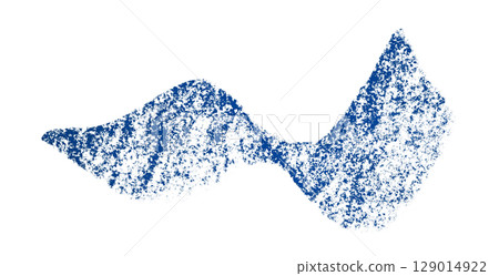 Blue crayon brush stroke isolated on transparent background Blue crayon brush stroke isolated on transparent background 129014922