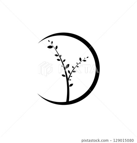 tree branch vector ilustration design template tree branch vector ilustration design template 129015080