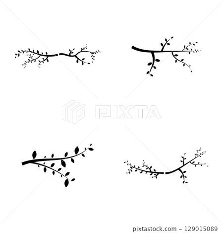 tree branch vector ilustration design template 129015089
