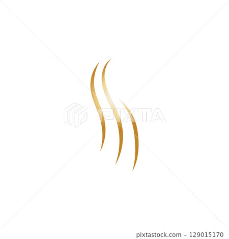 hair wave logo icon vector illustration 129015170