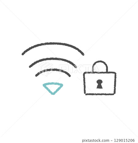 Wi-Fi 和鎖定圖標 Wi-Fi 和鎖定圖標 129015206