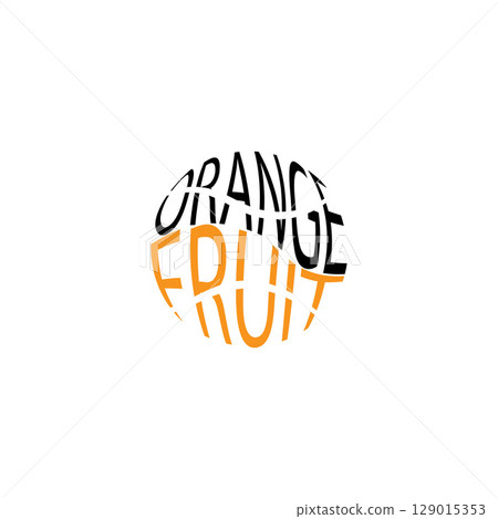 orange fruit logo  icon  vector  illustration 129015353