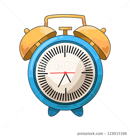illustration of alarm clock 129015396